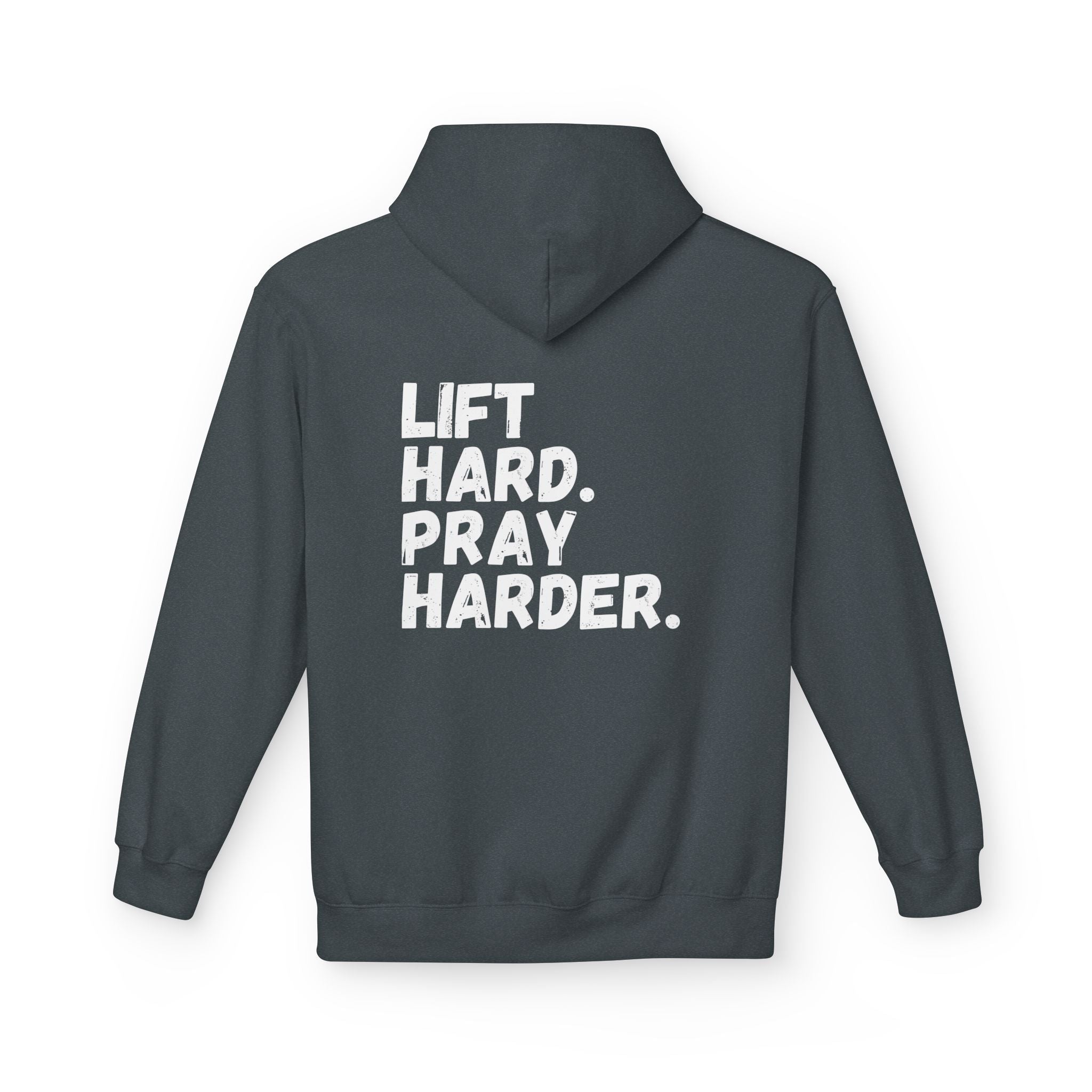 Women's Lift Hard. Pray Harder. Hoodie